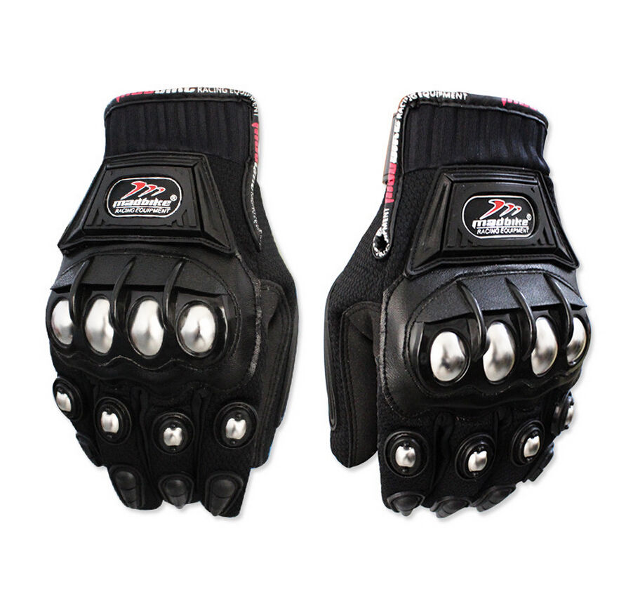 Motorcycle Alloy Stainless steel Racing Motorcycling Gloves L